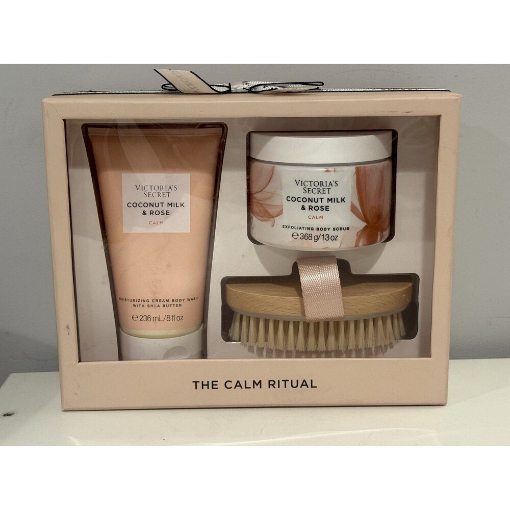Victoria's Secret The Calm Ritual Body Care Gift Set Coconut Milk & Rose